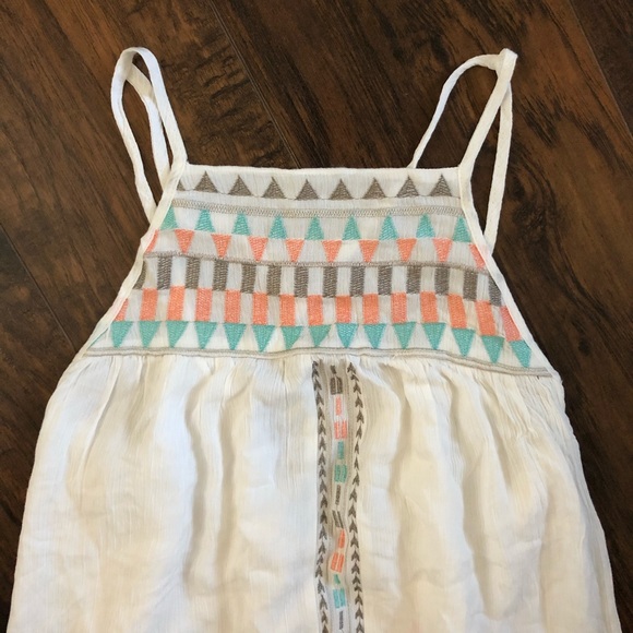 3/$25 Dainty Hooligan Tribal Embroidery Maxi Dress - Picture 3 of 8